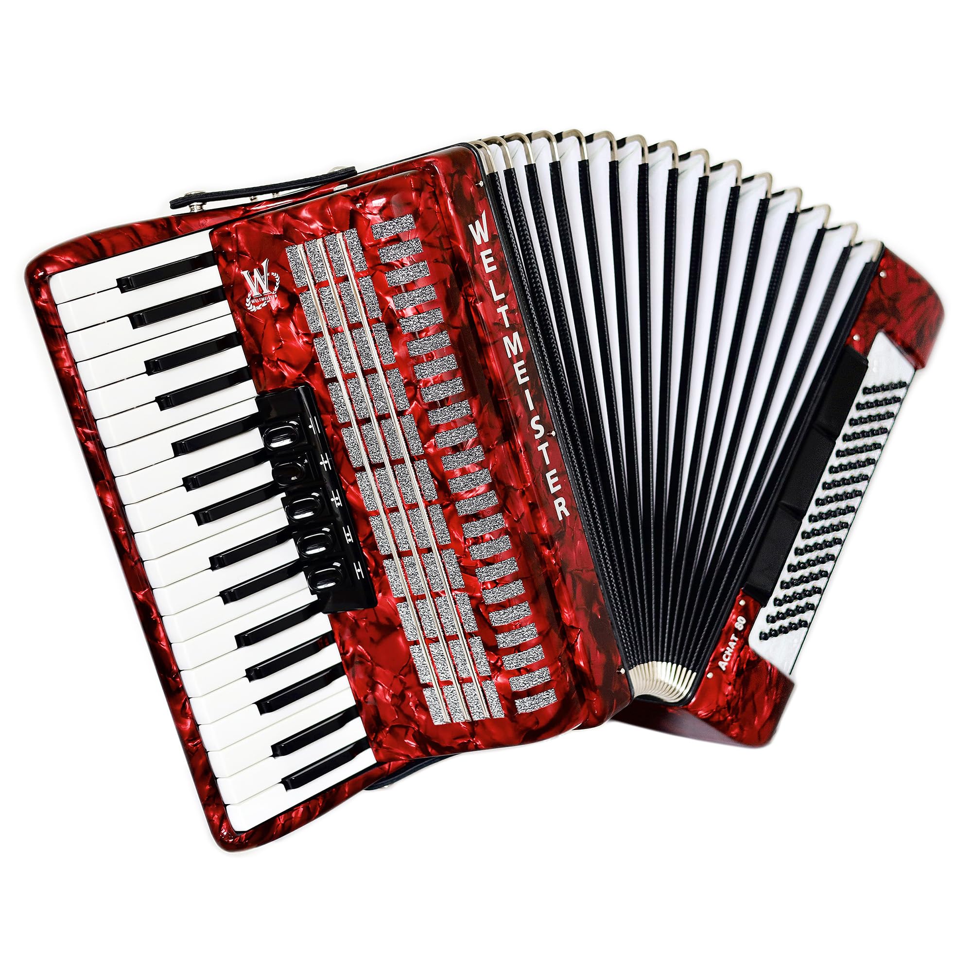 weltmeister アコーディオン 赤 37鍵 48ボタン Amazon.com: New Weltmeister Achat 80 Piano Accordion, made in